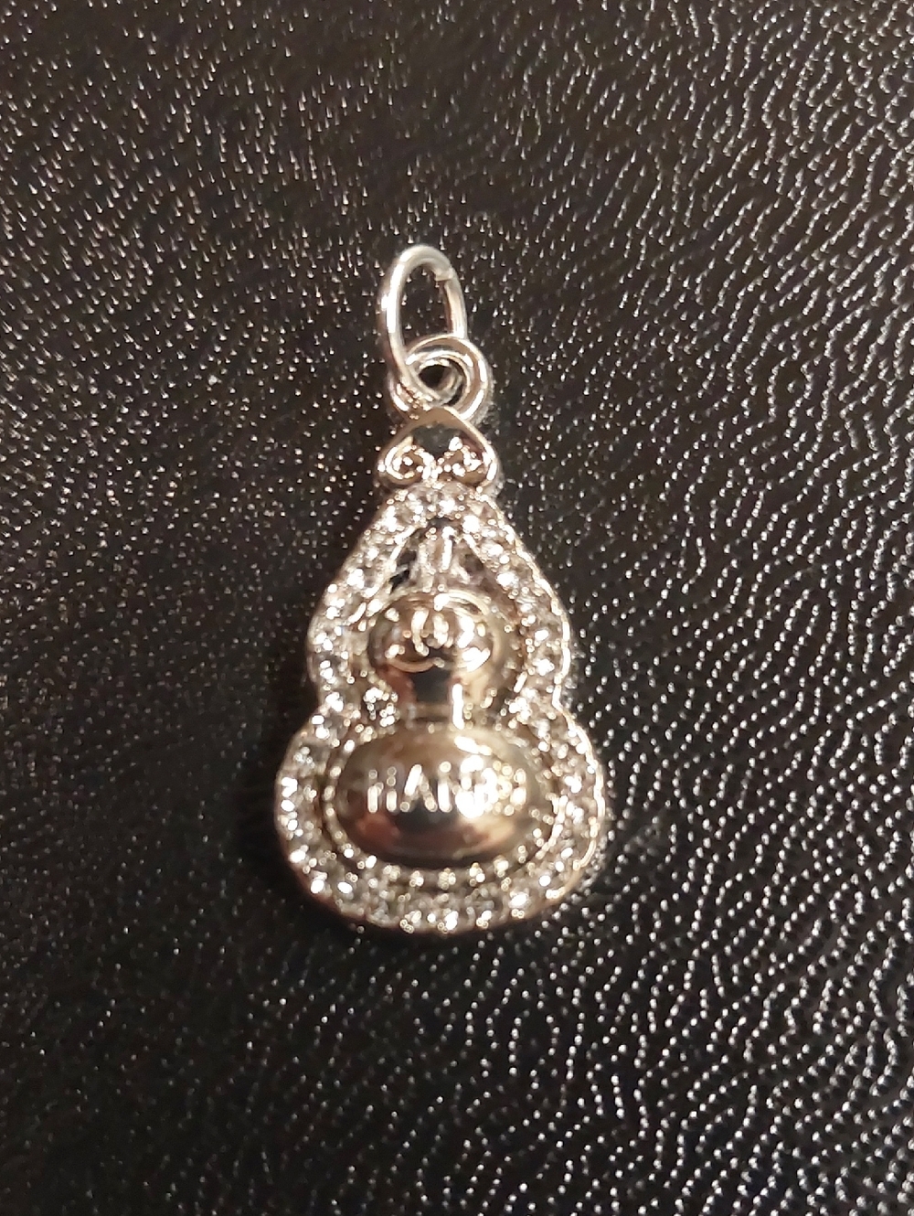 CC Silver & Crystal Charm Pendant